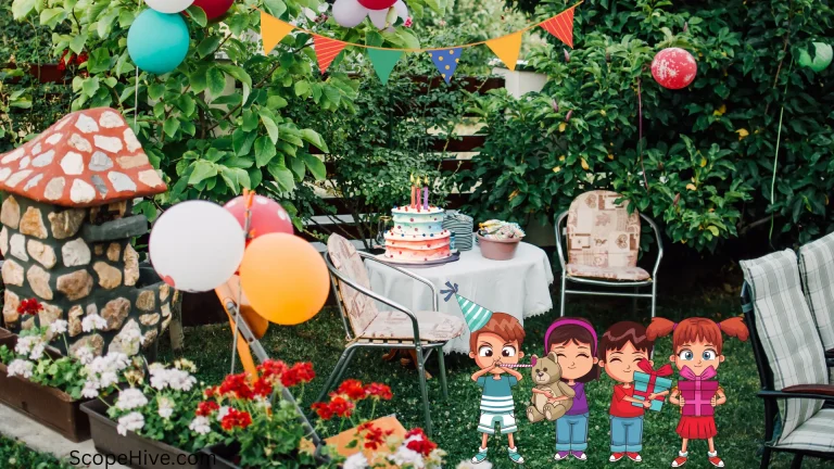 Arrangements for birthday party at the park