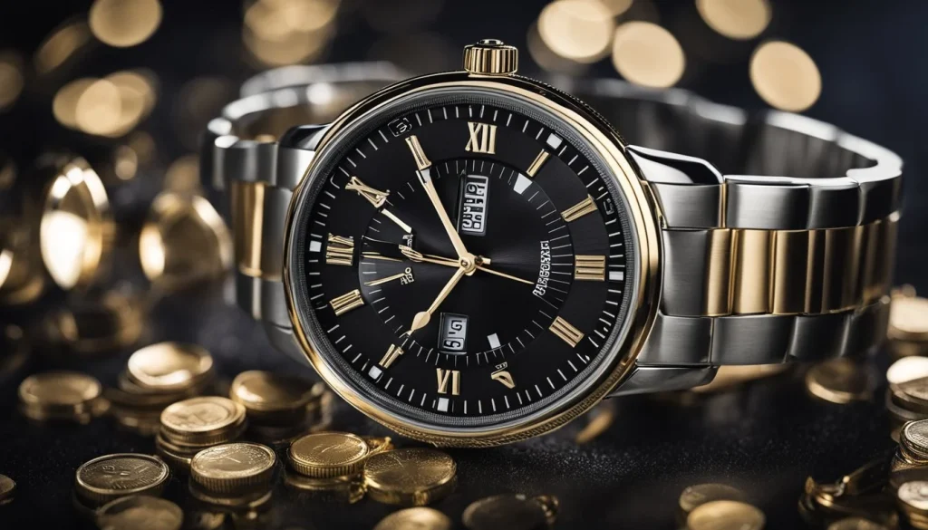 A wrist with a watch that fits perfectly, not too loose or too tight, complementing the size of the wrist